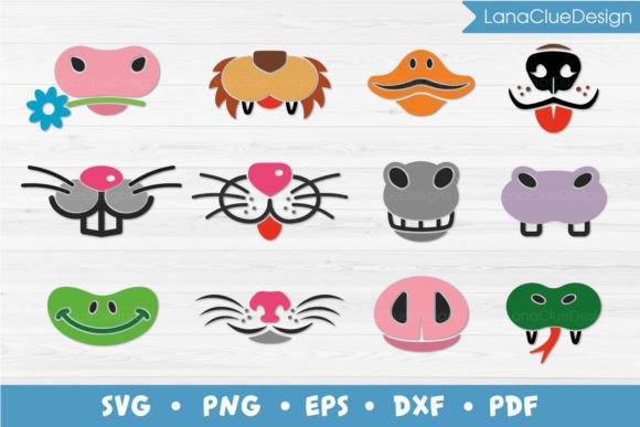 Animal Faces SVG for Real Projects