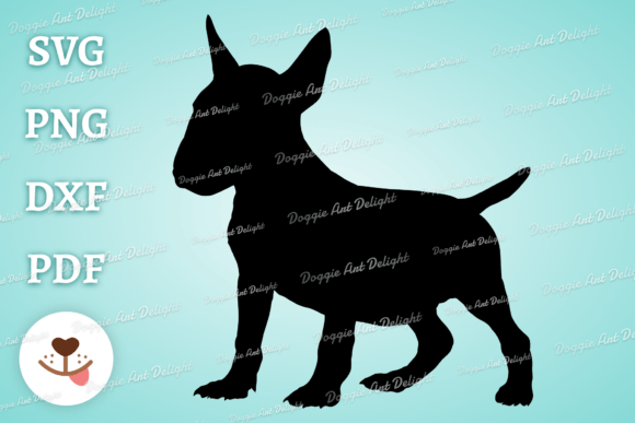 Bull Terrier Puppy Silhouette Svg Png