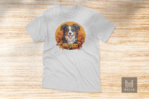 Cute Australian Shepherd Dog Halloween