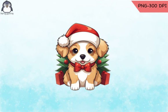 Cute Dog Christmas Sublimation