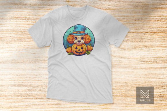 Cute Poodle Dog Halloween
