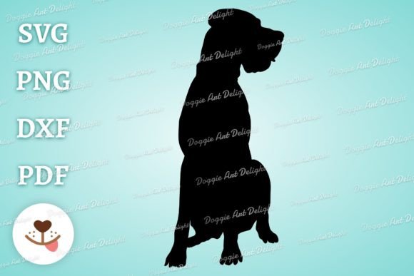 Great Dane Silhouette Svg