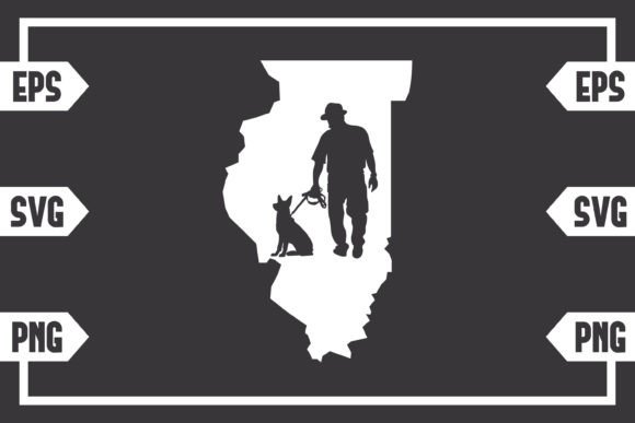Illinois - Guy with Dog