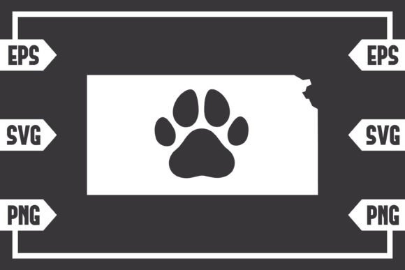 Kansas - Dog Paw