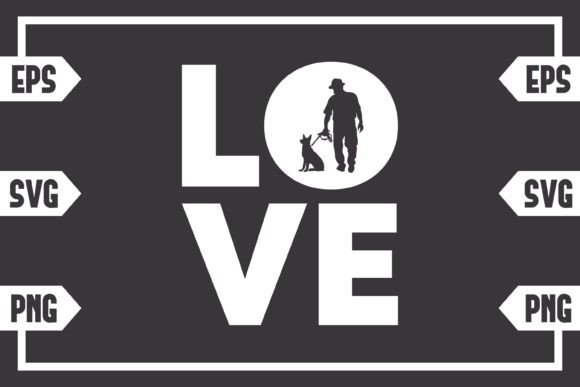 Love and Guy with Dog