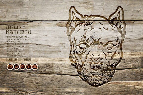 Monstrous Mutations Scary Dog Head Zombi