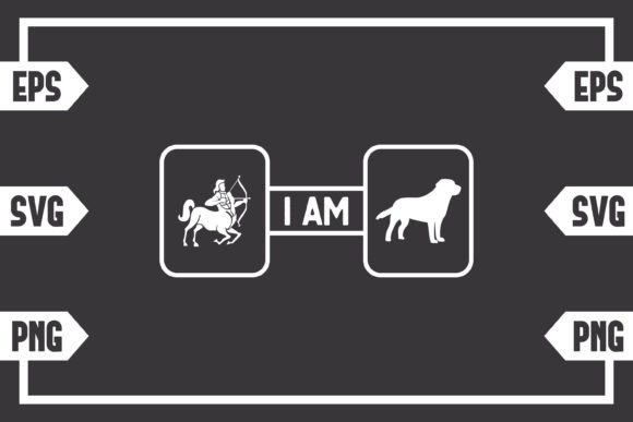 Sagittarius Symbol and Dog