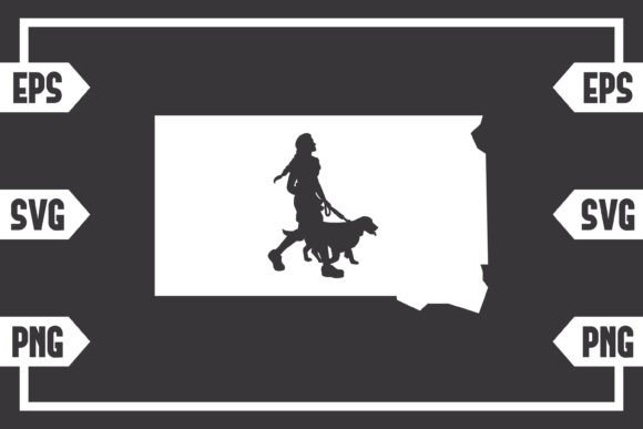 South Dakota - Female with Dog