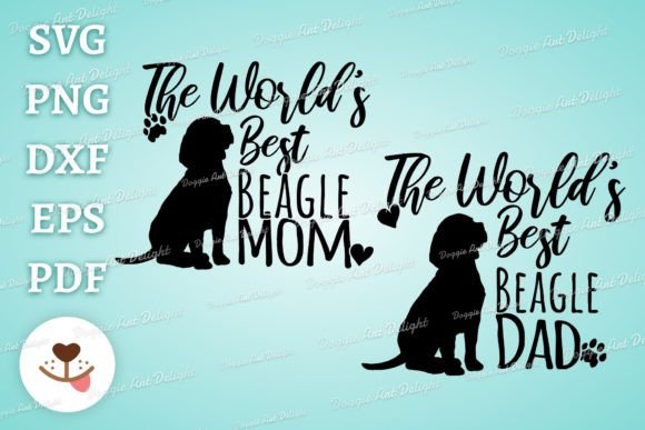 The World’s Best Beagle Dog Mom Dad