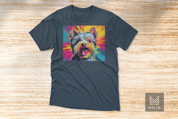 Yorkshire Terrier Pop Art T-shirt
